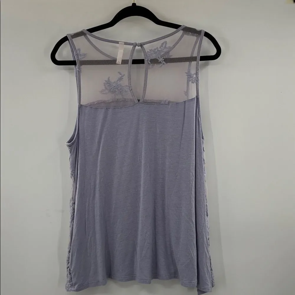 3For $20 Xhilaration Light Purple Mesh Sleeveless Top size: XL